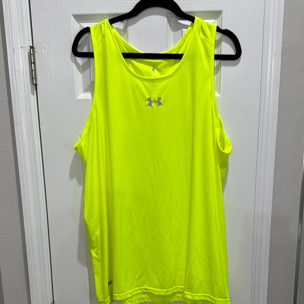 Under Armour Men’s Neon Yellow Tank Top